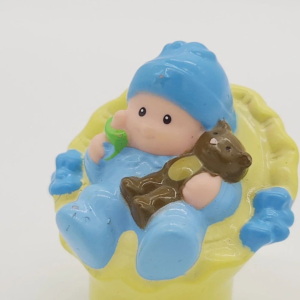 Fisher Price Little People Baby Infant Boy 2008 Home Sweet Home Dollhouse Mattel